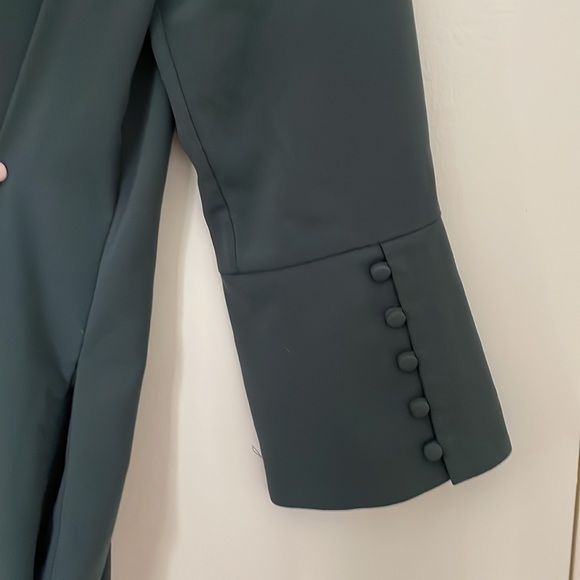 & Other Stories: Adorable deep teal/emerald/pine dress - Picture 4 of 7